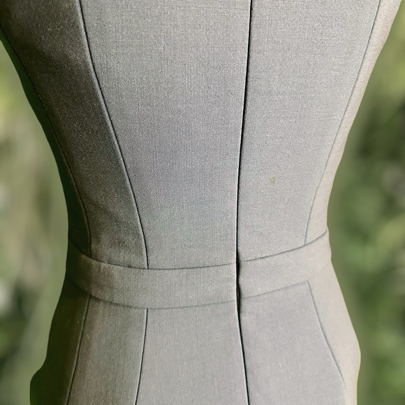 RARE Vintage Jason Wu Pre-Fall 2011 Teal Midi Dress w/ Jeweled Collar Size 4 - Picture 12 of 16